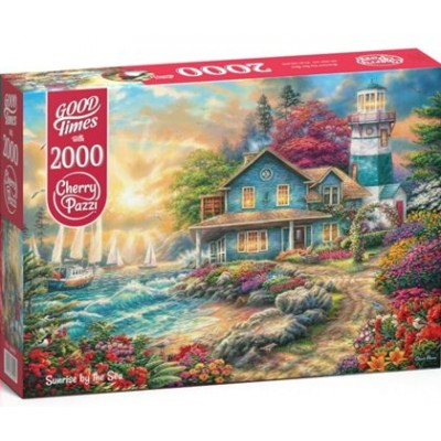 Стелла Пазл 2000 GoodTimes Cherry Pazzi Sunrise by the Sea. Восход на берегу моря CН50002 Польша