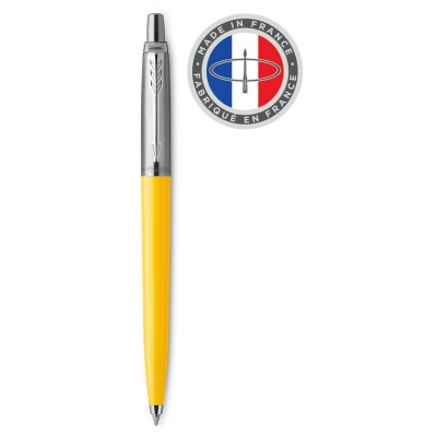 Ручка подарочная шариковая автоматическая Jotter Yellow CT 1мм синяя, желтый корпус блистер 2076056 Parker  295246