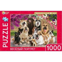 Умные игры Пазл 1000  Веселый портрет  Россия