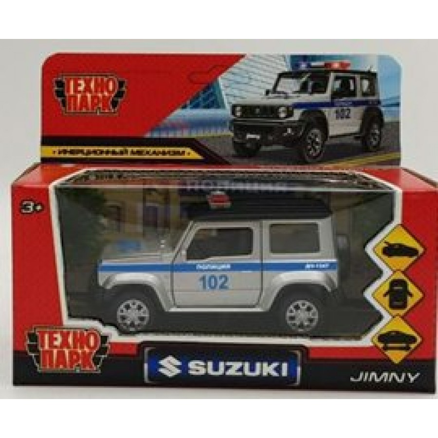 Купить Технопарк Игрушка Машина. Suzuki Jimny серый Полиция/11,5 см,  металл, откр, двери, багажн, инерц JIMNY-12POL-SR Китай с доставкой по  Екатеринбургу и УРФО в интернет-магазине lumna.ru оптом и в розницу. Гибкая  система скидок,