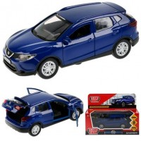 Технопарк Игрушка   Машина. Nissan Qashqai синий/12 см, металл, откр. двери, багаж, инерц QASHQAI-BU Китай