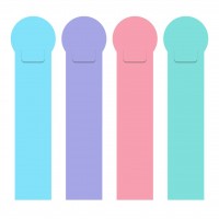 Закладка пластиковая Набор 4шт Diagonal Pastel ассорти 55217 ErichKrause 12/144