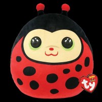 TY Игрушка   Squish-a-boos. Божья коровка IZZY/мягкая/25 см 39229 Китай