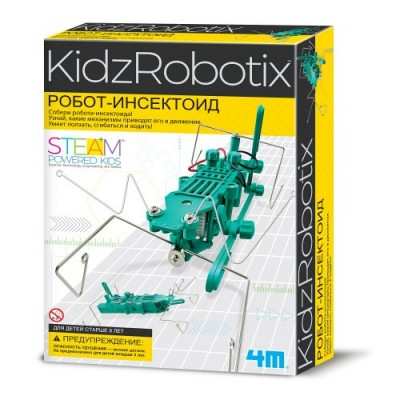 4М Игрушка  KidzRobotix Набор. Робот - инсектоид 00-03367 Китай