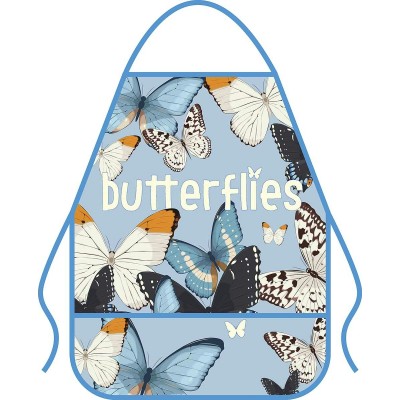 Фартук для труда 49х39см Butterflies с карманом ФДТ-3 Пчелка