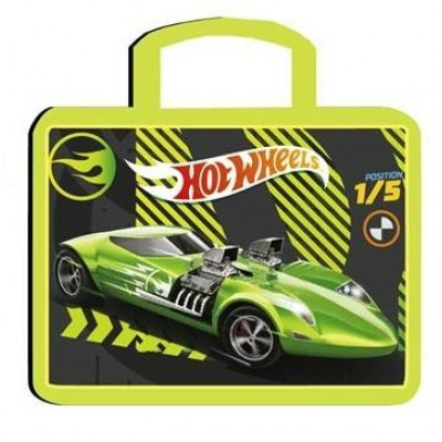 Папка на молнии А4 текстиль Hot Wheels расширение 7,5см, с ручками, полиэстер 70094 Centrum