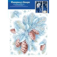 Империя поздравлений/Наклейка оформительская. Морозное волшебство/77,034,00/ Империя поздравлений/Наклейка оформительская. Морозное волшебство/77,034,00/