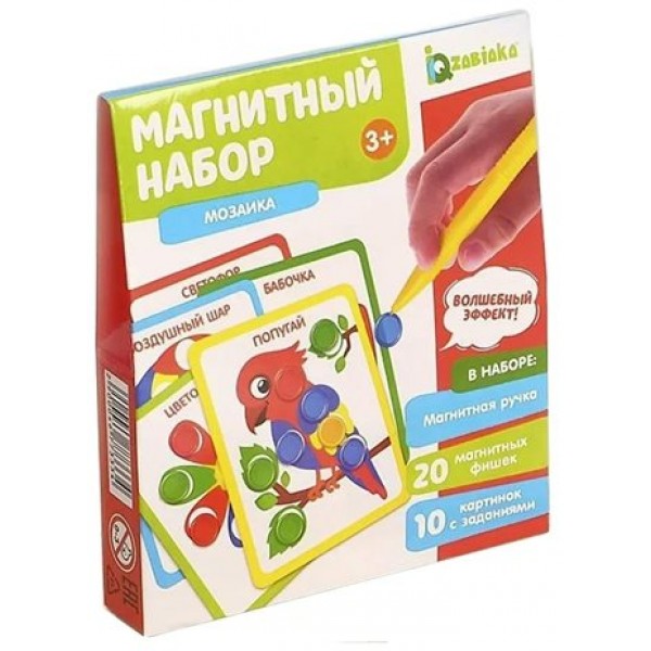 IQ-Zabiaka Игрушка   Магнитный набор. Мозайка 4677333 Китай