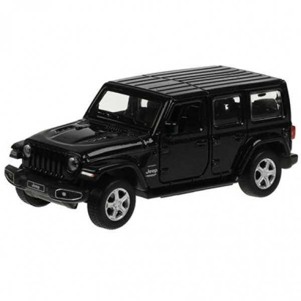 Технопарк Игрушка   Машина. Jeep Wrangler sahara/12 см, металл, откр. двери, багажник, инерц, черный SAHARA5D-12-BK Китай