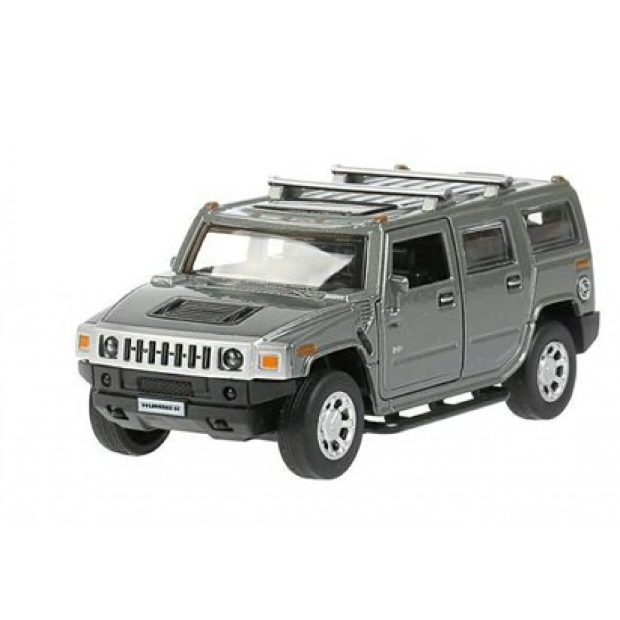 Технопарк Игрушка Машина. Hummer H2/12см, металл, откр двери, багажник,  инерц, темн-серый HUM2-12-GY Китай купить оптом в Екатеринбурге от 524 руб.  Люмна