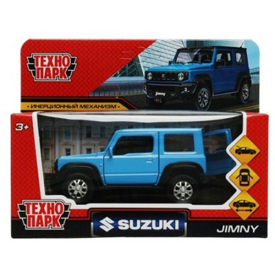 Технопарк Игрушка   Машина. Suzuki Jimny/11,5 см, металл, откр. двери, багажник, инерц, синий JIMNY-12-BUBK Китай