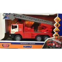 Технопарк Игрушка Машина. KAMAZ пожарная служба/30 см, пластик, поливает водой, откр. двери, инерц., свет, звук KAMFIR-30PL-RDWH Китай Технопарк Игрушка Машина. KAMAZ пожарная служба/30 см, пластик, поливает водой, откр. двери, инерц., свет, звук KAMFIR-30PL-RDWH Китай