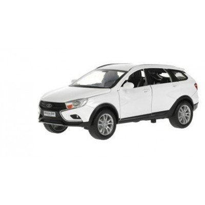 Технопарк Игрушка   Машина. Lada Vesta SW Cross/17,5 см, металл, свет, звук, откр. двери, инерц VESTASWCR-124SL-WHPR Китай