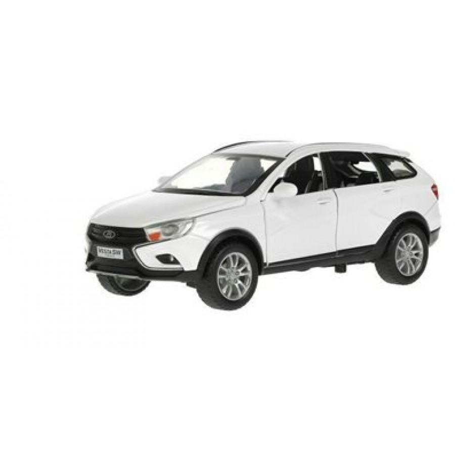 Технопарк Игрушка Машина. Lada Vesta SW Cross/17,5 см, металл, свет, звук,  откр. двери, инерц VESTASWCR-124SL-WHPR Китай