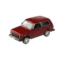 Технопарк Игрушка   Машина. Lada 4х4/17 см, металл, свет, звук, откр. двери, капот, багажник, инерц VAZ-21214-W Китай