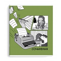 Тетрадь предметная 48 листов А5+ линия Аниме Для сочинений выборочный твин УФ-лак 60г/м2 63430 Феникс 16/48