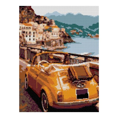 Мозаика алмазная 30х40 В дорогу полн. выкл. Ам-054 LORI Мозаика алмазная 30х40 В дорогу полн. выкл. Ам-054 LORI