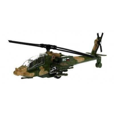 Технопарк Игрушка   Модель. Вертолет/19,5  см, металл, свет, звук, подв. детли, инерц 1201C109-R Китай