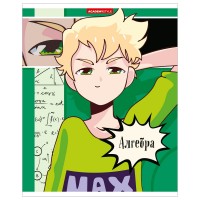 Тетрадь предметная 48 листов А5 клетка Аниме Алгебра полный УФ-лак 65г/м2 13118-ЕАС Academy Style 20/60