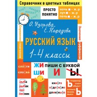 Справочник в цветных таблицах просто, понятно. Русский язык. 1 - 4 классы. Узорова О.В. АСТ Справочник в цветных таблицах просто, понятно. Русский язык. 1 - 4 классы. Узорова О.В. АСТ