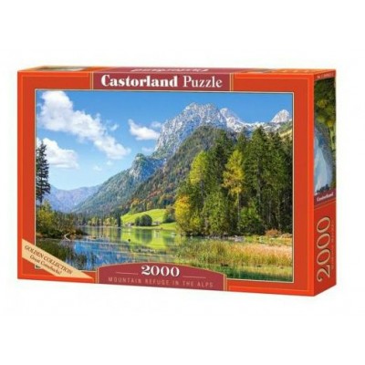 Castor Land Пазл 2000  Озеро в Альпах С-200832 Польша
