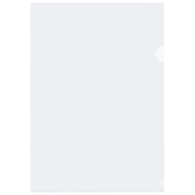 Папка уголок А4 150мкм прозр. б/цв. ММ-32258 Стамм  343195