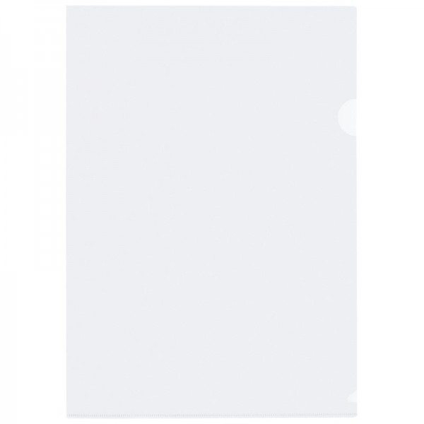 Папка уголок А4 150мкм прозр. б/цв. ММ-32258 Стамм  343195