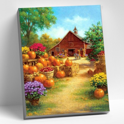 Мозаика алмазная 40х50 Осеннее великолепие 34цв с нанес. рамкой KM0987 Молли Мозаика алмазная 40х50 Осеннее великолепие 34цв с нанес. рамкой KM0987 Молли