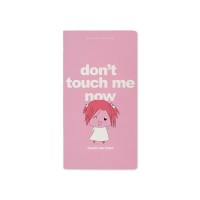 Книжка записная 30 листов А6 клетка Don't touch me now бежевая бумага, матовая ламинация софт-тач, 70г/м2 7-30-001/15 Bruno Visconti 10/40