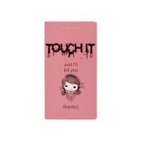 Книжка записная 30 листов А6 клетка Touch it бежевая бумага, матовая ламинация софт-тач, 70г/м2 7-30-001/16 Bruno Visconti 10/40