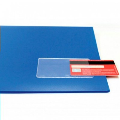 Разное  Карман самокл. д/визиток, карт 6,5х9,8см верт. 1164.С/100 ДПС