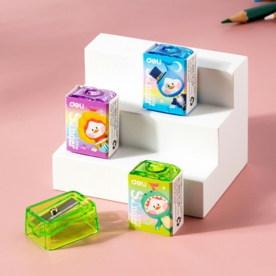 Точилка пластиковая 1 отверстие Little Singer EH552 1643387 Deli