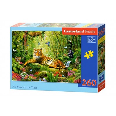 Castor Land Пазл 260  Его величество - тигр B-27569 Польша