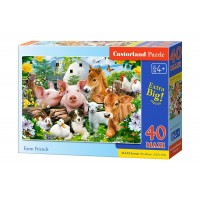 Castor Land Пазл-Макси 40  Друзья на ферме В-040339 Россия