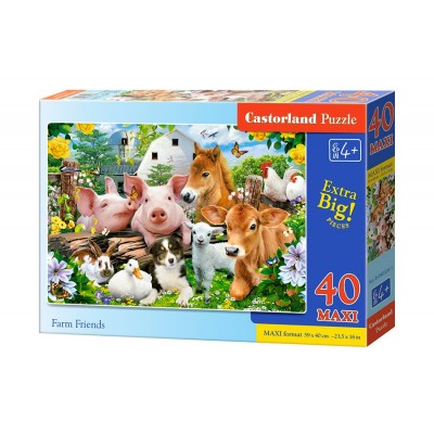 Castor Land Пазл-Макси 40  Друзья на ферме В-040339 Россия