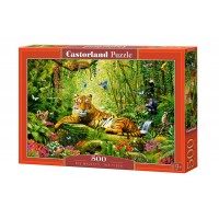 Castor Land Пазл 500  Его величество - тигр B-53711 Польша