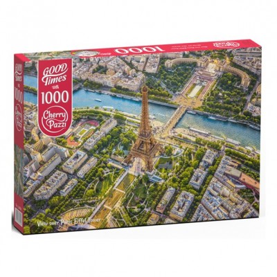 Стелла Пазл 1000 GoodTimes Cherry Pazzi. View over Paris Eiffel. Вид на Эйфелевую башню СН30189 Польша