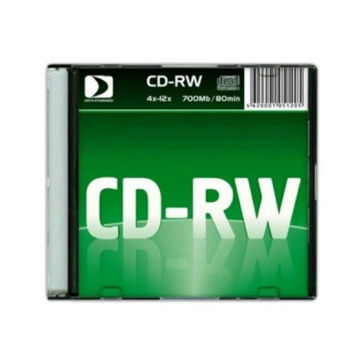 Диск CD-RW 700mb/80min /4x-12x Data Standard Slim 13220-DSCRW02S Mirex