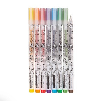 Ручка гелевая Набор 8 цветов Sketch&Art Uni Write Colors 0,5 мм 20-0306 Bruno Visconti