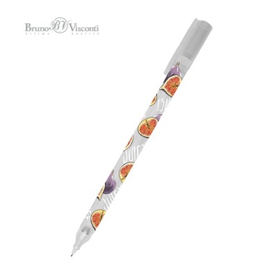 Ручка гелевая Uni Write Fresh&fruity Инжир синяя 0,5мм 20-0305/02 Bruno Visconti