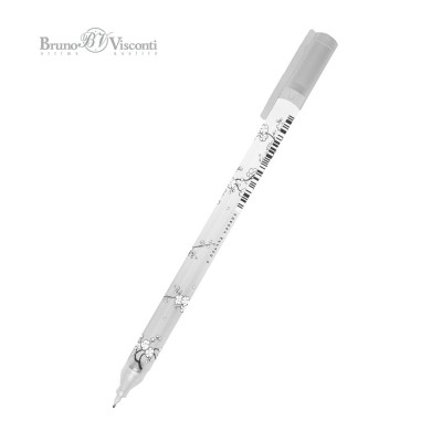 Ручка гелевая Uni Write Сакура синяя 0,5мм 20-0305/08 Bruno Visconti