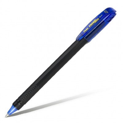 Ручка гелевая Energel синяя 0,7мм корп. черн BL417-CX Pentel