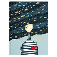Книжка записная 80 листов А6 105х140 линия, твердая обложка Состояние души тиснение фольгой, 70г/м2 61696/К Феникс Книжка записная 80 листов А6 105х140 линия, твердая обложка Состояние души тиснение фольгой, 70г/м2 61696/К Феникс