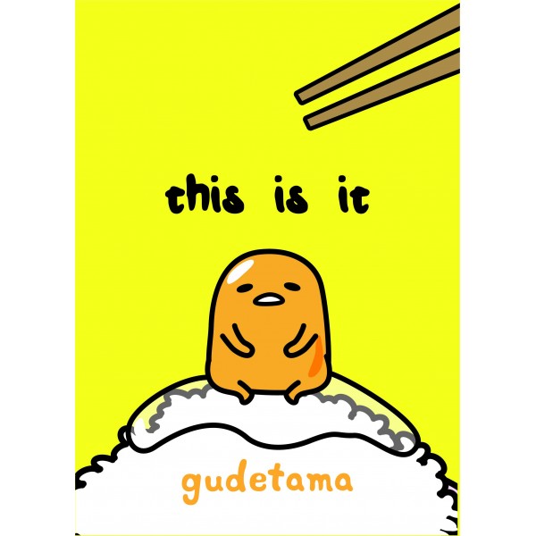 Блокнот 60 листов А5 141х201 клетка, гребень Gudetama-5 72636 Centrum 1/16/64