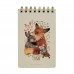 Блокнот 100 листов В6- 110х180 линия, гребень Cute journal Любовь как она есть матовая ламинация, софт-тач, фольга, бежевая бумага, 80г/м2 3-100-004/03 Bruno Visconti