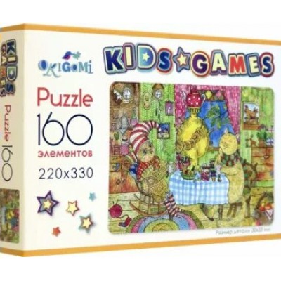 Оригами Пазл 160 KidsGames Самовар 07957 Россия