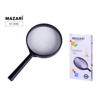 Лупа 2-кратная d=80мм пластиковая М-5588 Mazari