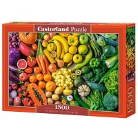 Castor Land Пазл 1500  Радуга витаминов C-152124 Польша