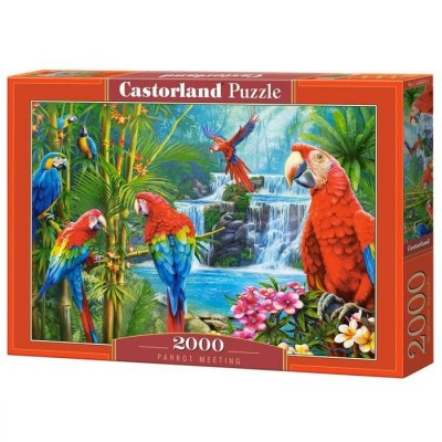 Castor Land Пазл 2000  Попугаи C-200870 Польша