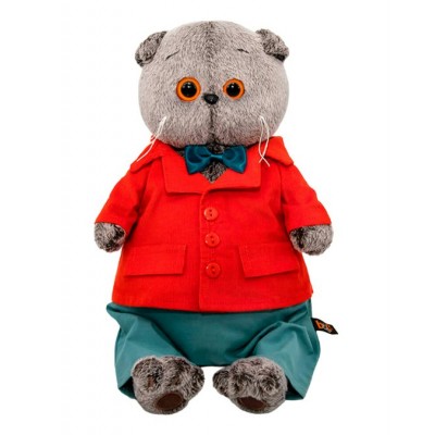 Budi Basa Игрушка Кот Басик в костюме с вельветовым пиджаком/мягкая, 22 см Ks22-233 Россия Budi Basa Игрушка Кот Басик в костюме с вельветовым пиджаком/мягкая, 22 см Ks22-233 Россия